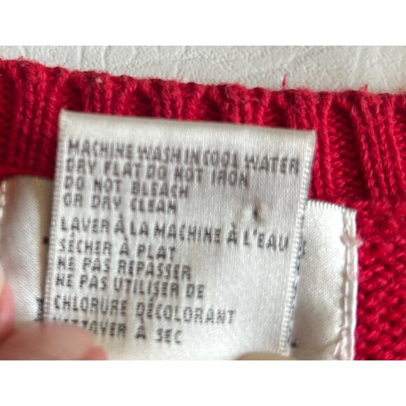 VTG Tabi Patchwork Sweater Vest Womens Lg Academia Grandma Core Clueless Preppy - Picture 6 of 7